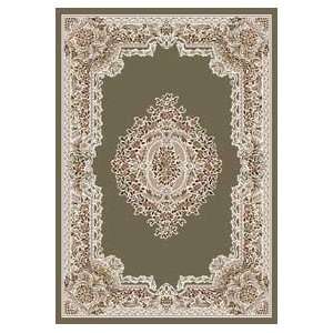   Aubusson Sage Traditional 7.7 SQUARE Area Rug