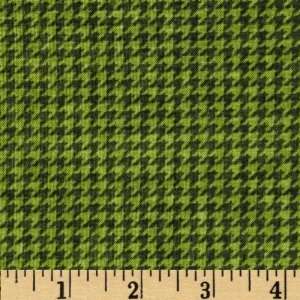  44 Wide Cabin By The Lake Houndstooth Lime Fabric By The 