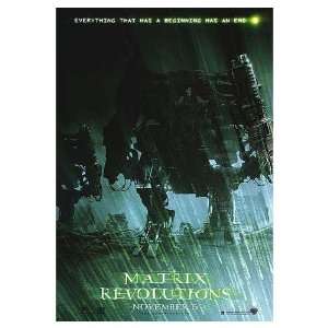 Matrix Revolutions Movie Poster, 27 x 38.5 (2003) 