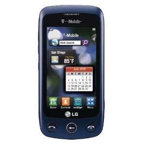  Lg Sentio Gs505 Phone, Navy Blue (T mobile) Everything 