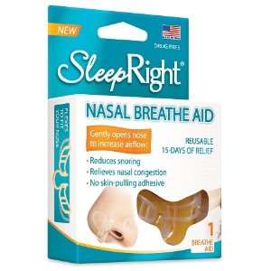  (1) SleepRight Nasal Breathe Aid Nasal Strip Alternative 