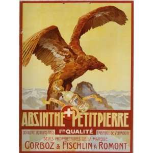  Absinthe Petitpierre Drink Poster