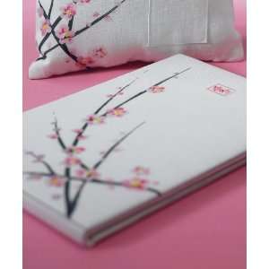  Cherry Blossom Traditional Guest Book