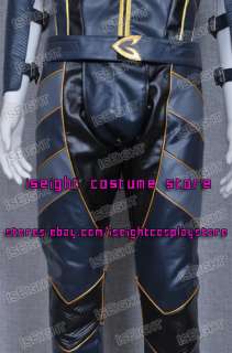 Smallville Green Arrow Costume Black Leather Uniform * Tailor Made 