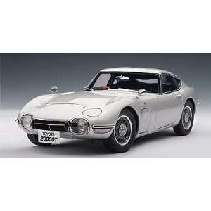 TOYOTA 2000 GT COUPE (UPGRADED)   SILVER by AUTOart in 1 