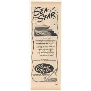  1951 Chicago Toy Co Sea Star Plastic Boat Trade Print Ad 