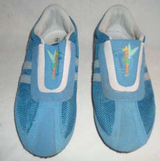  TINKERBELL SIZE 9 BLUE SNEAKERS WALKING SHOES  