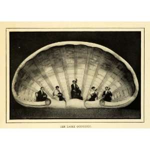  1908 Print Lasky Quintette Luna Park Orchestra Clam Shell 