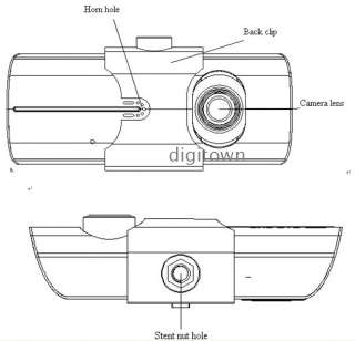 Dual Camera Camcorder HD Car Blackbox DVR Video Recorder, GPS G Sensor 