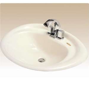 Dorian ADA Compliant Self Rimming Sink Finish Sedona Beige, Faucet 