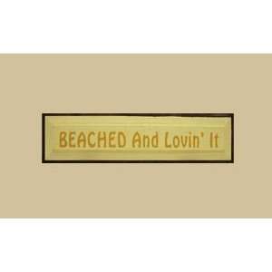   Gifts SK519BLI 5 x 19 Beached and Lovin It Sign Patio, Lawn & Garden