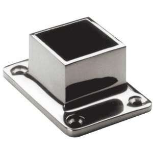Lavi Industries 10 591/1H Polished Chrome Cut Flange For Square Tubing 