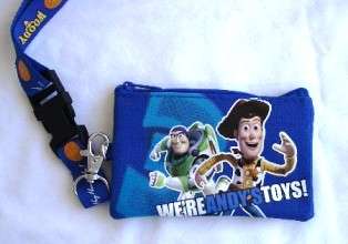 12 pcs Disney Toy Story Lanyard Zipper Wallet ID Pouch  