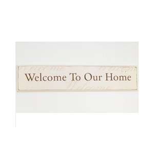  Welcome to Our Home Wood Sign 