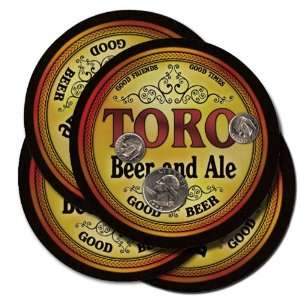  Toro Beer and Ale Coaster Set