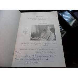  Hugos Jean Val Jean Personal Message Signed By John 