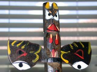 This auction is for a Beautiful Hand Carved Wooden Totem Pole.