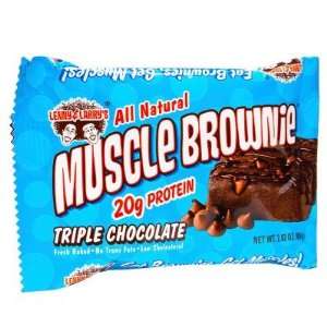 Lenny & Larrys  Muscle Building Protein Brownie, Triple Chocolate (12 