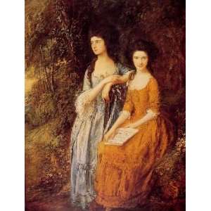   name The Linley Sisters, By Gainsborough Thomas