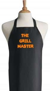 The Grill Master Black Barbecue Apron  