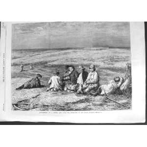   HAYMAKERS FARMING COUNTRY LINNELL PRINT 
