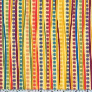   Stripe Yellow Fabric By The Yard mark_lipinski Arts, Crafts & Sewing