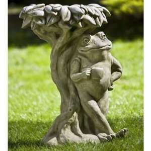  Campania International Break Time Frog Cast Stone Garden 