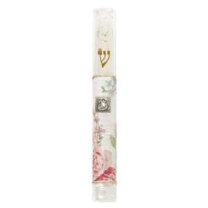   Mezuzah with Roses, Metal Pomegranate and Shin 