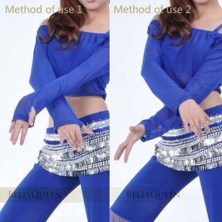 Belly Dance Costume transparent top 9Colours  