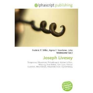  Joseph Livesey (9786133804173) Books