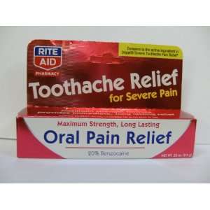 Rite Aid Toothache Pain Relief, 0.33 oz Health & Personal 
