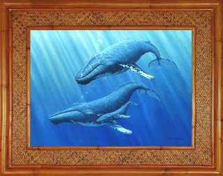 Humpback Whale Maui Endangered Mammal Hawaii Hawaiian Rattan Kauai 