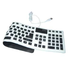   Flexible Spillproof Keyboard For Laptop, PC, or Computer Electronics