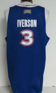 Allen Iverson 76ers East All Star Autographed/Signed Jersey XL PSA/DNA 