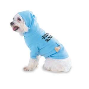  Geeks Rock Hooded (Hoody) T Shirt with pocket for your Dog 