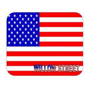  US Flag   Willow Street, Pennsylvania (PA) Mouse Pad 