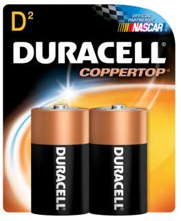 Duracell MN1300B2 2 Count D Cell Long Lasting Power Alkaline Batteries 
