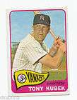 TONY KUBEK NEW YORK YANKEES 1965 TOPPS #65