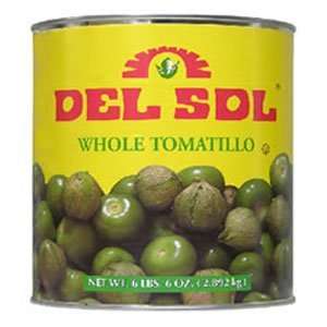 Del Sol Whole Tomatillos   #10 Can  Grocery & Gourmet Food