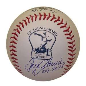  Autographed Tom Seaver Cy Young Logo Baseball inscribed 