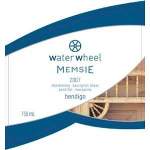  2007 Water Wheel Memsie Bendigo White 750ml Grocery 