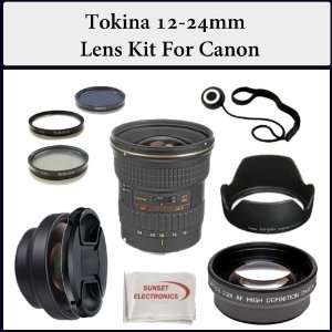  Tokina 12 24mm f/4 AT X 124AF Pro DX II Autofocus Lens Kit 