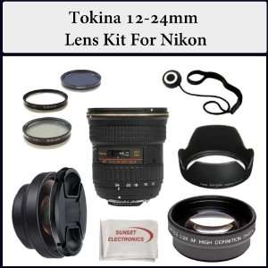  Tokina 12 24mm f/4 AT X 124 AF Pro DX II Lens Kit for 