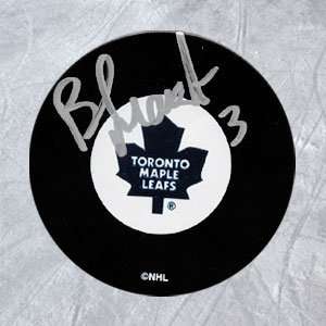   BRAD MARSH Toronto Maple Leafs SIGNED Hockey Puck Sports Collectibles