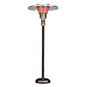  Fixed Outdoor Patio Heater, Natural Gas, Black Finish 