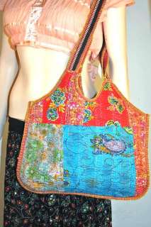 10 Vintage Tote BAGS long Sling boho gypsy purses INDIA  