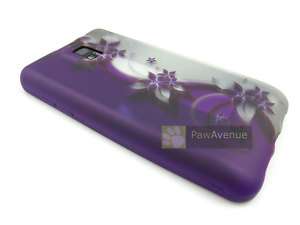 PURPLE VINES Soft Gel Skin Case Cover LG T Mobile G2X  