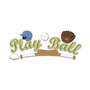  Jolees Boutique Title Wave Stickers Play Ball SPJT 165; 3 
