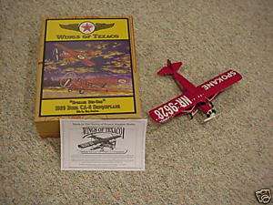 2001 WINGS OF TEXACO 1929 BUHL CA 6 SESQUIPLANE #9 BANK  