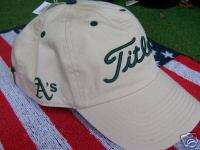 NEW Titleist Khaki Oakland As MLB Baseball Cap Hat  
